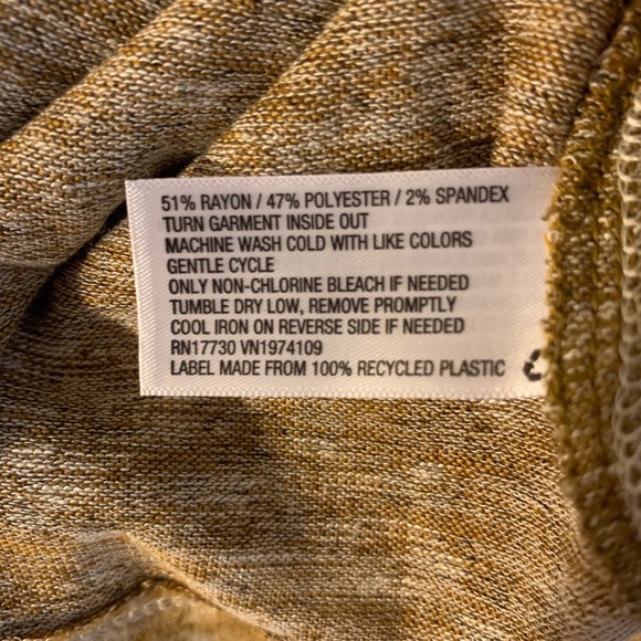 Universal Thread Mustard Burnout Longsleeve Top - Picture 5 of 5